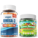 Vegan Omega 3 Gummies & Kids Super Greens Gummies