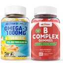 Omega 3, Vitamin B Complex Gummies, 3 Pack