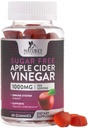 Apple Cider Vinegar Gummies for Weight Loss, Zero Sugar - Apple Cider Vinegar Powder 1000mg Per Serving - Vegan Apple Cider Vinegar Gummy for Detox & Cleanse - Sugar Free ACV Supplement - 60 Gummies