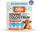 Colostrum Supplement Bovine Colostrum for Humans 100% Pure Grass Fed, Supergut Health & Immune Support, 50% IgG, Unflavored, Calostro Bovino para Adultos Organico 60 Servings Powder