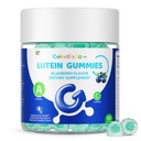Lutein and zeaxanthin Eye Vitamins Gummies, Bilberry, Astaxanthin, Eye Vitamins for Kids and Adult Vision&Blue Light Support, Overall Eye&Macular Health-60 Count
