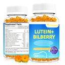 20mg Lutein & Zeaxanthin Gummies with Bilberry, Astaxanthin, Omega 3, Vitamin C, E - Sugar Free Eye Health Supplement for Adults & Kids - Dry Eye Relief, Vision Clarity, Macular Support
