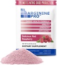 Supplément L-ARGININE PRO Poudre de 30 paquets de L-Arginine Plus 1100mg L-Citrulline, framboise