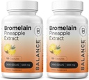 Balancebreens Bromelain 500mg, 120 Capsules - Pineapple Extract Digetical Enzyme, Support Distoling and Joint Health Supplement
