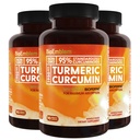 BioEmblem Turmeric Curcumin Supplement with BioPerine | Joint Support & Heart Health | with Organic Turmeric Powder & 95% Curcuminoids Extract | California Made, Non-GMO, 90-Day Supply