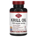 Olympian Labs Krill Oil Softgels, 120 Count, Antarctic KrillOil Plus Fish Oil, and Added Astaxanthin – 1000mg per Serving.