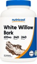 Nutricost White Willow Bark 600mg, 240 Capsules, Vegetarian Friendly | Gluten-Free, GMO-Free