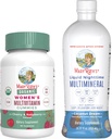 MaryRuth 's Multivitamin Gummies for Women (Strawberry) & Liquid Nighttime Multimineral (Pine4; Clean Label Project Verified £124; USDA Organic & Vegan 124; Beauty, Bedtime Routine, & Overall Health