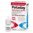Pataday Once Daily Allergy Itch Relief Eye Drops, 2.5 ml, Olopatadine 0.2% Antihistamine Drops for Itchy Eyes, Targets Pollen, Ragweed, Grass & Pet Dander, Up to 16-Hour Relief