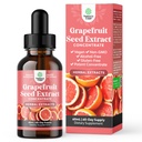 Natures Craft GSE Grapefruit Seed Extract Liquid - One Drop Daily - Super Concentrated Grape Seed Extract Liquid Drops Rich in Bioflavonoids & Polyphenols for Gut Health & Immune Support - 2 Fl Oz