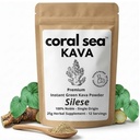 Instant Kava Tea Powder Silese - The Black Hand - 12+ Servings - Vanuatu Noble Kava Juice - Stress Release & Mood Support - Easy Mix 30:1 Concentrate