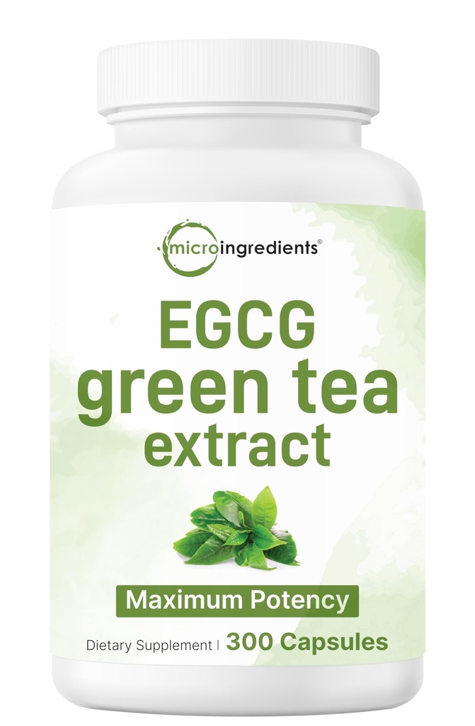 Micro Ingredients Extra Strength Green Tea Extract, 300 Capsules | 5 Month Supply | Maximum Potency Polyphenols Antioxidant Supplement for Skin, Energy, Brain & Heart Support*