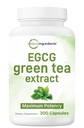 Micro Ingredients Extra Strength Green Tea Extract, 300 Capsules | 5 Month Supply | Maximum Potency Polyphenols Antioxidant Supplement for Skin, Energy, Brain & Heart Support*