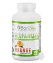 BariSlim Complete Chewable Bariatric Multivitamin Tablets - 45 mg Iron - Bariatric Vitamin & Supplement for Post Bariatric Surgery Including Gastric Bypass & Gastric Sleeve | Orange | 90 Tablets