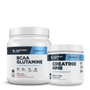 Transparent Labs BCAA Glutamine Powder (30 Servings, Tropical Punch) & Creatine HMB (30 Servings, Unflavored)