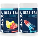 Reebok REEcover Amino Acids + Electrolytes Bundle | 8g EAAs, 5g BCAAs, Hydration Matrix | Post-Workout Support | 30 Servings | Rocket Moon Pop + Strawberry Lemonade