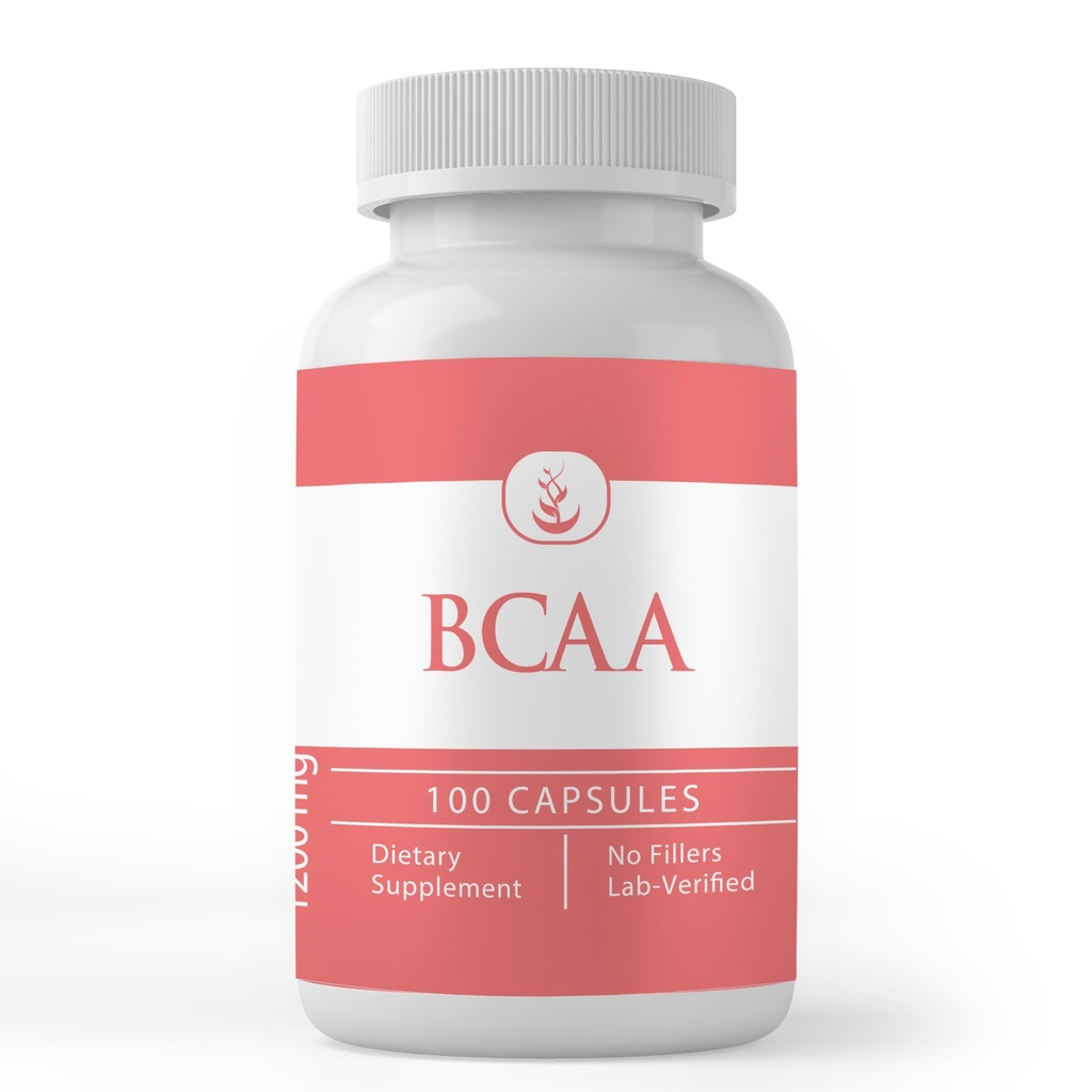PURE ORIGINAL INGREDIENTS BCAA, (100 Capsules) Always Pure, No Additives Or Fillers, Lab Verified