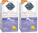 Garden of Life Prenatal DHA Omega 3 Fish Oil Supplement - Minami Natural Prenatal,Lemon,60 Softgels,(Pack of 2)