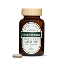 Greenworks Nature's Immune Organic Immune Support Supplement for Adults | Daily Elderberry, Echinacea, Turmeric, Ginger & Mushroom Blend with Turkey Tail, Reishi, Maitake | Vegan, Non-GMO, 60 Capsules