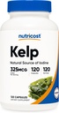 Nutricost Kelp Capules, 325mmcg d'Iodene, 120 Capules, Vegetarian, No-GMO i Guten