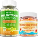 Paket NEVIS - ženske in moški 50+ Multivitaminski paket 1 + D3 5000 i.e. K2 120mcg