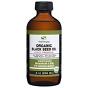 Organické Black Seed Oil - USDA Certified Cold Pressed Glass Bottle Over 1,5% Thymochinón 3X sila Turkey Black Cumin Nigella Sativa non-GMO 100% Pure Blackseed Oil (8oz Sklenená fľaša)
