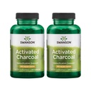 Swanson Activated Charcoal Digestive Support Supplement for Digestive-Comfort-Seeking Adults - 260 mg Per Capsule (120 Capsules, 520 mg Per Serving, 2 Pack)