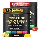 Creatine Monohydrate Gummies for Men & Women, 9000MG Creatine Gummies Sugar Free -BCAA 2:1, B12 B6 for Boost Strength, Focus & Endurance, Vegan, Non-GMO