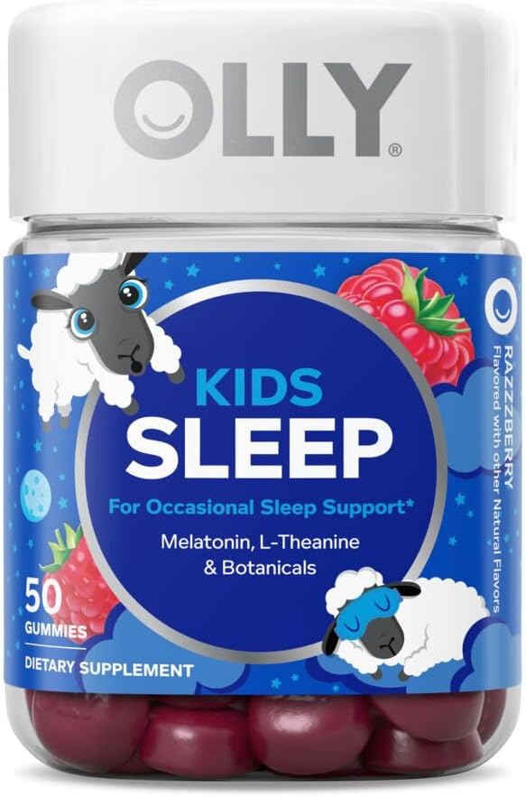 OLLY Kids sleep Gummy, Melatonin, L-Theanine, Chamomile, 60 " 50