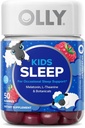 OLLY Kids Sleep Gummy, Melatonin, L- Theanin, Heřmánek, 60 & 50 Počet