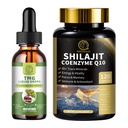 TMG Supplements 1000MG - Trimethylglycine Liquid Drops & Shilajit for Men with Sea Moss & Ashwagandha