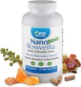 One Planet Nutrition Nano Boswellia 500 mg Kapsułki wegetariańskie (120 Servings), Boswellia serrata Resin, wspomaga Cognitive Function for Brain Health, Non-GMO, Wegan, Gluten- Free
