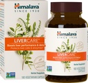 Himalaya LiverCare para Soporte Total Liver, Limpar e Detox, Protexe as células e encimas, 375 mg, 180 cápsulas, 90 días de subministración
