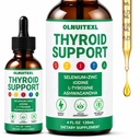Thyroid Support Liquid Drops for Women & Men, with Iodine, Selenium, Zinc & L-Tyrosine, Easy Daily Liquid Formula for Routine Use, 4 Fl Oz (120 mL)