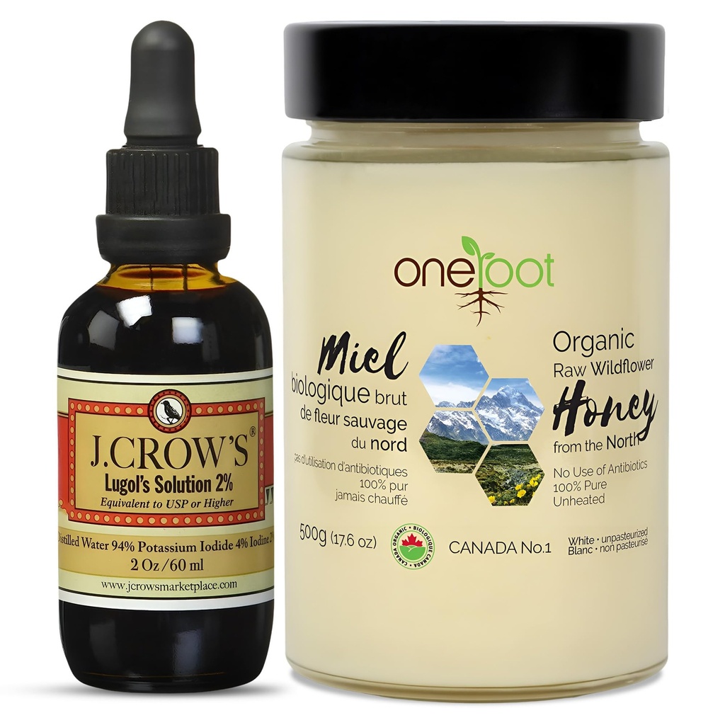 J.Crow's Lugol's Iodine Solution (Organic)