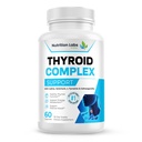 Thyroid Support Advanced Herbal Supplement for Women & Men with B12, Iodine 150 mcg, L-Tyrosine, Bladderwrack, Kelp, Selenium 200 mcg & Ashwagandha. Mood Enhancer, Increase Energy, Thyroid Health