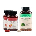 NatureWise (Pack of 2) CoQ10 200mg - High Potency Ubiquinone, Non-GMO - 30 Softgels[30-Day Supply] + [1] 5-HTP 200mg + Vitamin B6 - Non-GMO, Vegan - 60 Capsules[60-Day Supply]