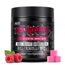 EAA Gummies - 2:1:1 BCAA Formula (8300mg) - Essential Amino Acids for Muscle Recovery & Endurance - Non-GMO, Gluten Free, Sugar Free, Vegetarian, Raspberry Flavor - 90 Count