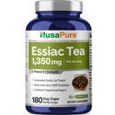 NusaPure Essiac Tea 1350 mg 180 Veggie Caps (Vegetarian, Non-GMO)