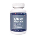 Lithium Orotate 10mg with Magnesium Taurate & L-Tryptophan Non-GMO, Gluten-Free, Vegan Friendly Supplement for Wellness Support 60 Capsules