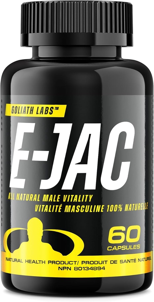 Goliath Labs Premium Men ' Herbal supplement [60 Veg Capsules] – Maca, Tribulus, and Essential Vitamins for Daily Energy, Immune Support, Muscle Health, and Overall Wellness – 100% Veg