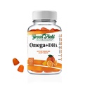 Greenfield Nutritions Halal Omega 3 Chewable Gummies with DHA for Adults - 60 Gummy Halal Vitamins, Supports Brain, Heart and Immune System - Vegan, Non-GMO Gluten-Free Gelatin-Free Halal Vitamin