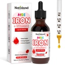 Liposomal Liquid Iron for Kids, Iron Supplements for Kids with Vitamin C & Lactoferrin for Healthy Iron Levels, Energy & Blood Health, Sugar Free, Alcohol-Free, Blueberry Flavor, 2 FL OZ