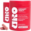 O Positiv Urinary Trakte Health Suppplement for Women, 60 Count (Tumpukan 2) - Perbaikan Vitamin dengan Paxran Ekstrak Cranberry Lengkap, D- Mannose, & Vitamin C - Vegan & Gluten- Free