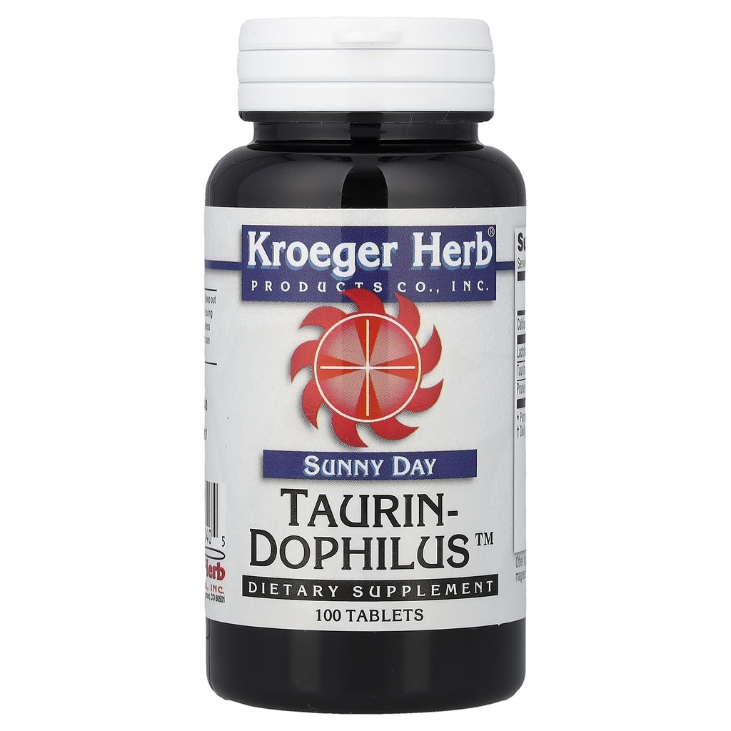Kroeger Herb Sunday Day Taurine Dophilus, 100 Count