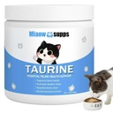 Kittysupps Taurine Powder for Cats, Immune Support, Boost Energy & Vitality, Supports Heart Health, Improves Hair Health, Easy to Mix in Food, with Dosing Spoon, 200g