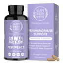 Perimenopause Supplements for Women - Hot Flash, Night Sweat, Mood & Sleep Support | Vegan Hormone Balance Capsules with KSM-66 Ashwagandha, Shatavari & Black Cohosh | Estrogen-Free, 60ct