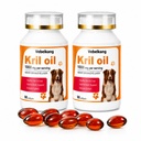 Krill Oil Omega 3 Supplement for Dogs, Allergy & Itch Relief, Skin and Coat Support for Shedding, Softgels for Joint Health with EPA DHA & Astaxanthin, 180 Count