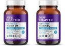 New Chapter Fermented Vitamin B12 1,000 mcg,USDA Organic,Daily for Cellular Energy + Healthy Blood Cells,Certified Vegan,Gluten Free -,60 Count (Pack of 2)