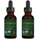 Global Healing Center - Vitamin B12 5000 mcg, Organic Sublingual Liquid Drops | 3-in-1 Methylcobalamin, Adenosylcobalamin, Hydroxo Blend, 1 Fl Oz (2-Pack)